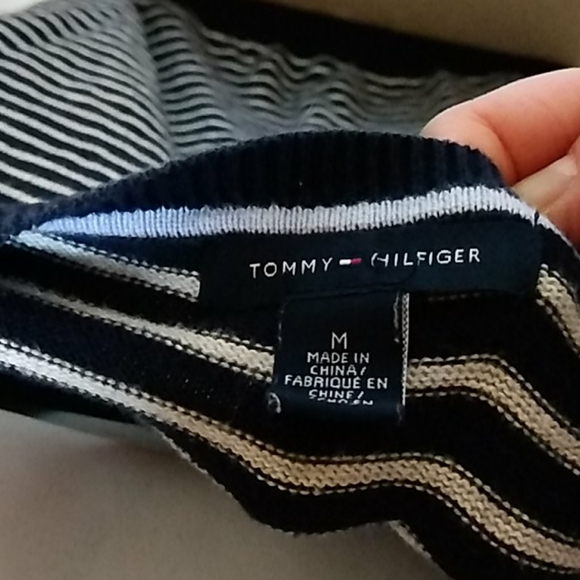 Rare Tommy Hilfiger Vintage Argyle Cardigan Sz M - Picture 6 of 7